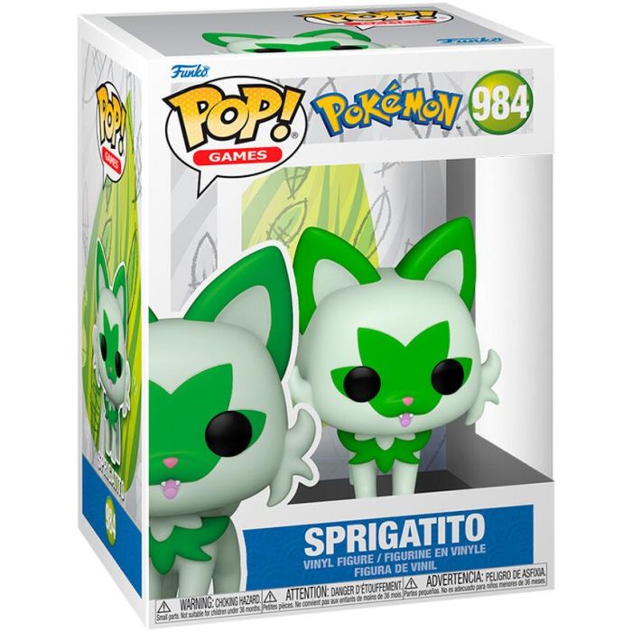 Funko Pop! Games Pokemon - Sprigatito Figura de Vinilo 9 cm 1