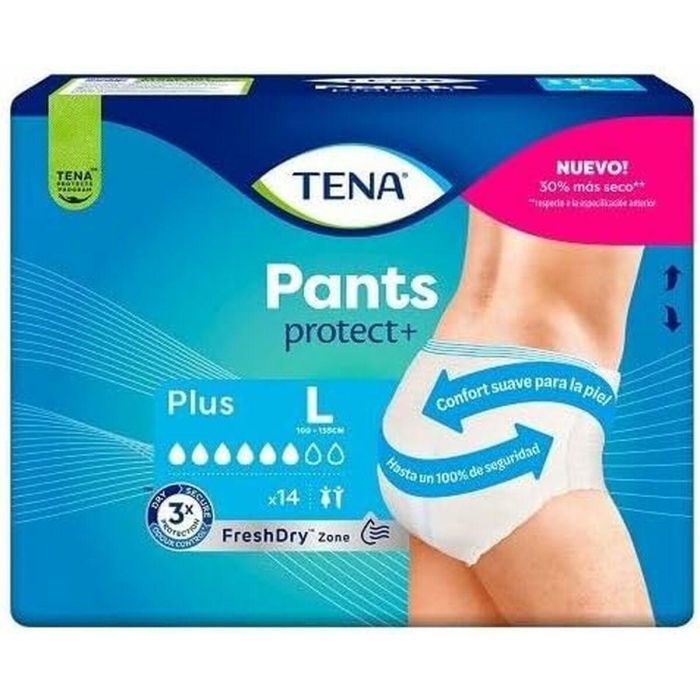 Tena Lady PANTS PLUS Braguita Incontinencia Grande 14 u para Pérdidas Orina Moderadas Hombre y Mujer 3