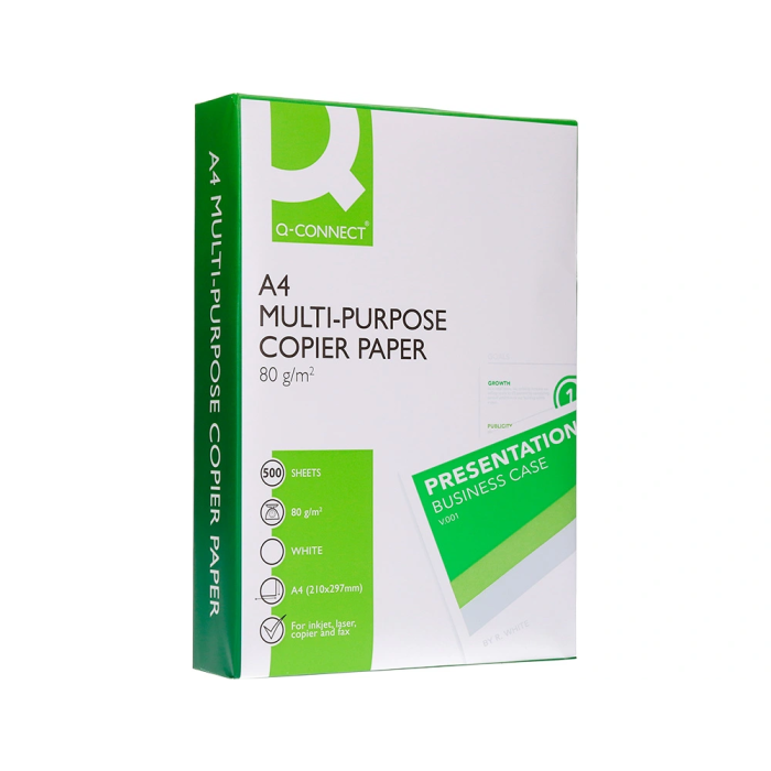 Q-Connect Papel Fotocopiadora Economy Din A4 80 Gramos Paquete de 500 Hojas 3