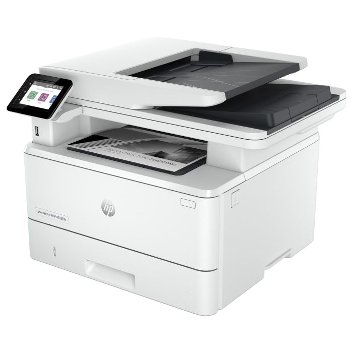 HP LaserJet Pro 4102FDN Multifunción Láser Monocromo Fax Dúplex ADF Blanca 2