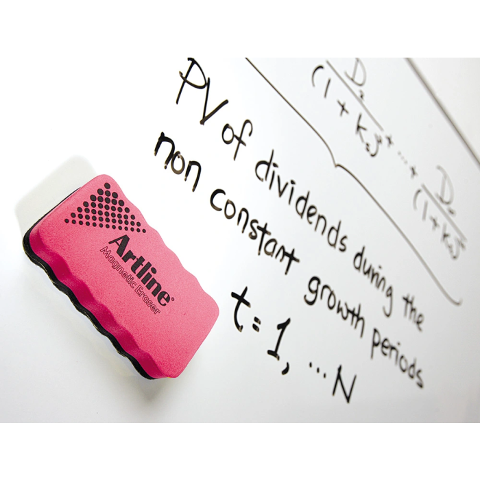 Artline Borrador Magnético para Pizarra Blanca, Borradores Pizarras, Goma Ergonómico, 110 x 55 mm 3