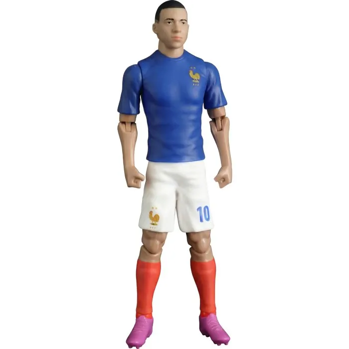 Megableu Figura Articulada Mbappé Número 10 de la Selección de Francia, 20 cm, Idioma Francés (MEG3760046781918)