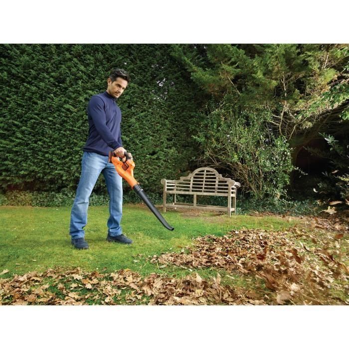 Soplador NEGRO Y DECKER 18V - 2Ah - Inalámbrico GWC1820PC 2