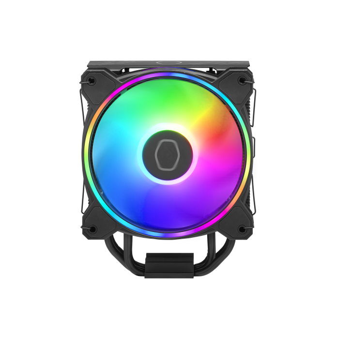 Cooler Master Hyper 212 Halo Black Refrigerador de aire para procesador, Negro, RR-S4KK-20PA-R1, 4 tubos disipadores, LED Multi, PWM, soporte LGA/AM4/AM5 Cooler Master Hyper 212 Halo Black Refrigerador de aire para procesador, Negro, RR-S4KK-20PA-R1, 4 tubos disipadores, LED Multi, PWM, soporte LGA/AM4/AM5