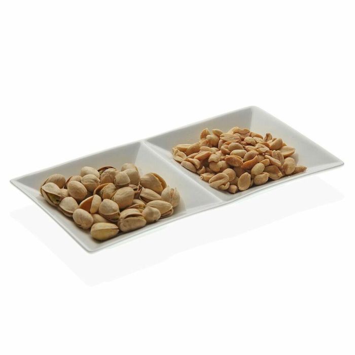 Bandeja de Aperitivos Versa Cerámica Porcelana (23 x 11 x 3 cm) 1 Bandeja de Aperitivos Versa Cerámica Porcelana (23 x 11 x 3 cm) 1