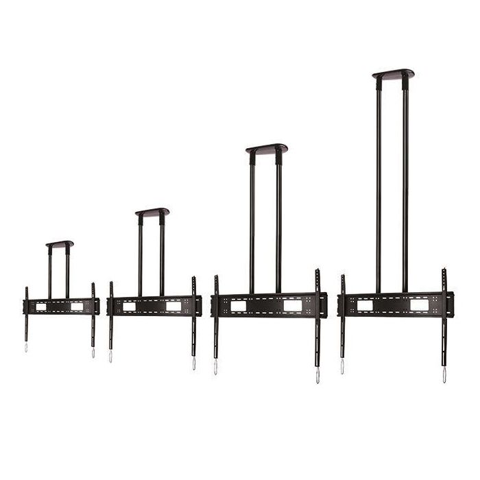 B-Tech Extra-Large Flat Screen Ceiling Mount, 1.5 m, 65" - 120", max 130 kg, Black 1 B-Tech Extra-Large Flat Screen Ceiling Mount, 1.5 m, 65" - 120", max 130 kg, Black 1
