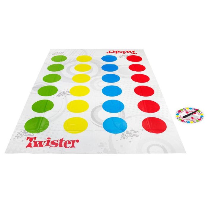 Hasbro Gaming 98831 Twister - Juego de Equilibrio y Coordinación Infantil con Alfombra Gigante 140x140 cm Impermeable y Fácil Limpieza, +6 Años 3 Hasbro Gaming 98831 Twister - Juego de Equilibrio y Coordinación Infantil con Alfombra Gigante 140x140 cm Impermeable y Fácil Limpieza, +6 Años 3