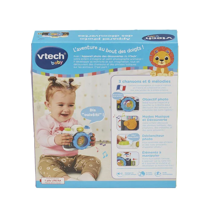 Vtech Baby Cámara de Descubrimiento Multicolor, VT3417765863059