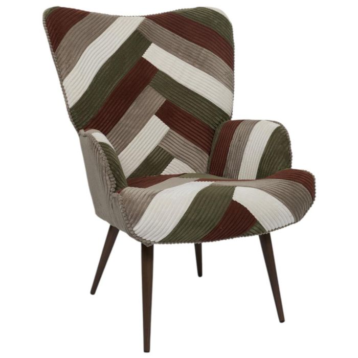 Home Deco Factory Butaca Sillón Patchwork Cocooning Poliéster 0 Home Deco Factory Butaca Sillón Patchwork Cocooning Poliéster 0