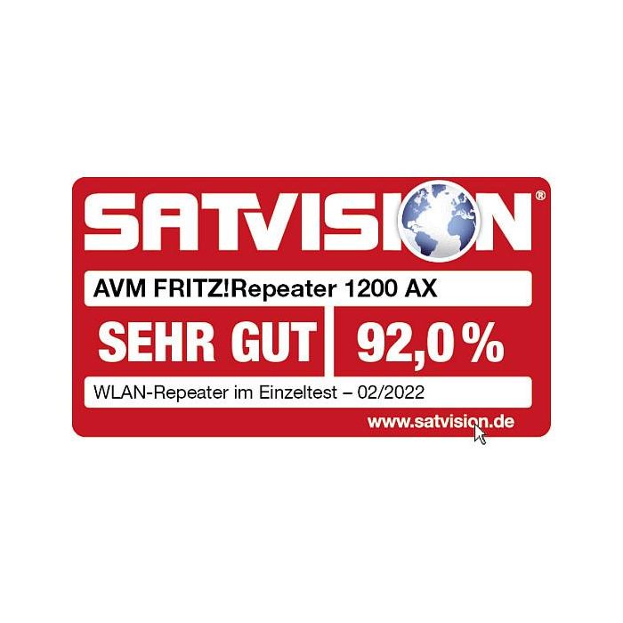 Avm Fritz!Repeater 1200 Ax 3000 Mbit/S Ethernet Lan Wi-Fi 7 Avm Fritz!Repeater 1200 Ax 3000 Mbit/S Ethernet Lan Wi-Fi 7