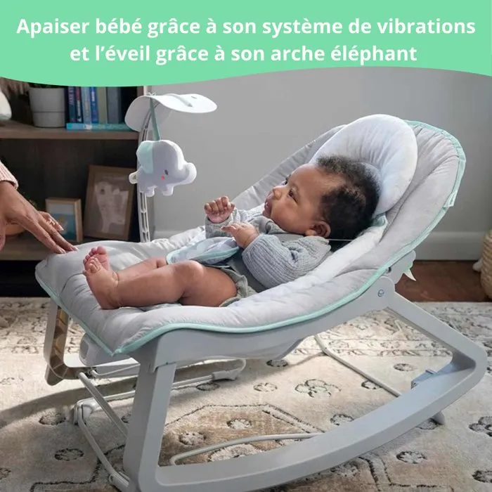 Ingenuity Bouncer 3in1 Keep Cozy - Weaver, Vibraciones Calmantes, 2 Posiciones Reclinado, Hasta 18 Kilos 2