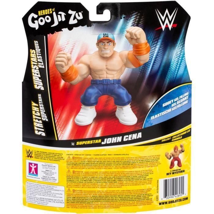 Figura Elástica - GOO JIT ZU WWE - John Cena - 11 cm - Textura Elástica - Elástico 3x 5 Figura Elástica - GOO JIT ZU WWE - John Cena - 11 cm - Textura Elástica - Elástico 3x 5
