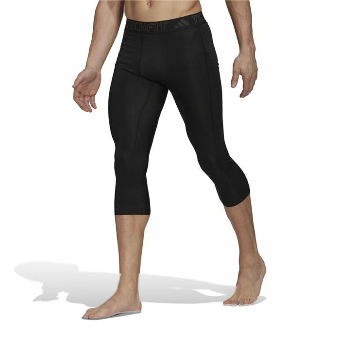 Mallas Deportivas de Hombre Adidas Tech fit 7/8 Negro 5