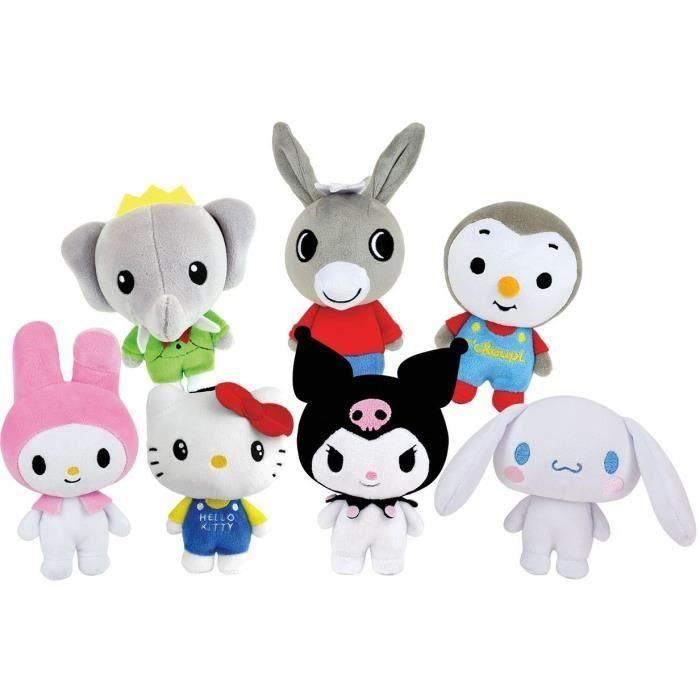 Peluche coleccionable My Melody - JEMINI - HELLO KITTY - Kid'collect +/- 13 cm 5