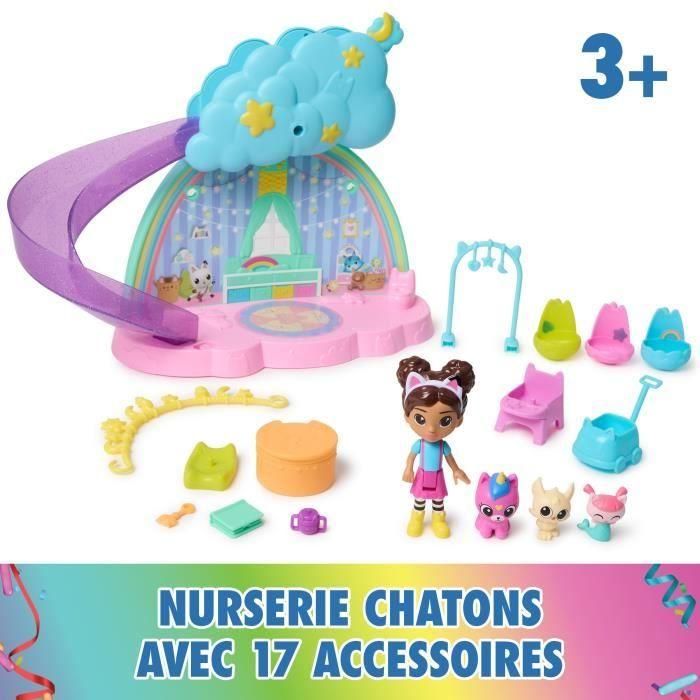 SPIN MASTER PLAYSET GATITOS GUARDERÍA Gabby y la casa de muñecas mágica 1 SPIN MASTER PLAYSET GATITOS GUARDERÍA Gabby y la casa de muñecas mágica 1