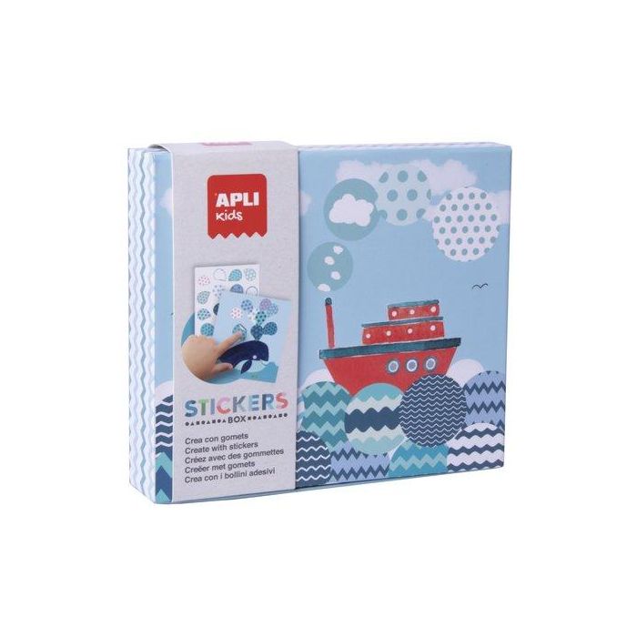 Stickers Game Rs Apli Kids Caja Carton Barco