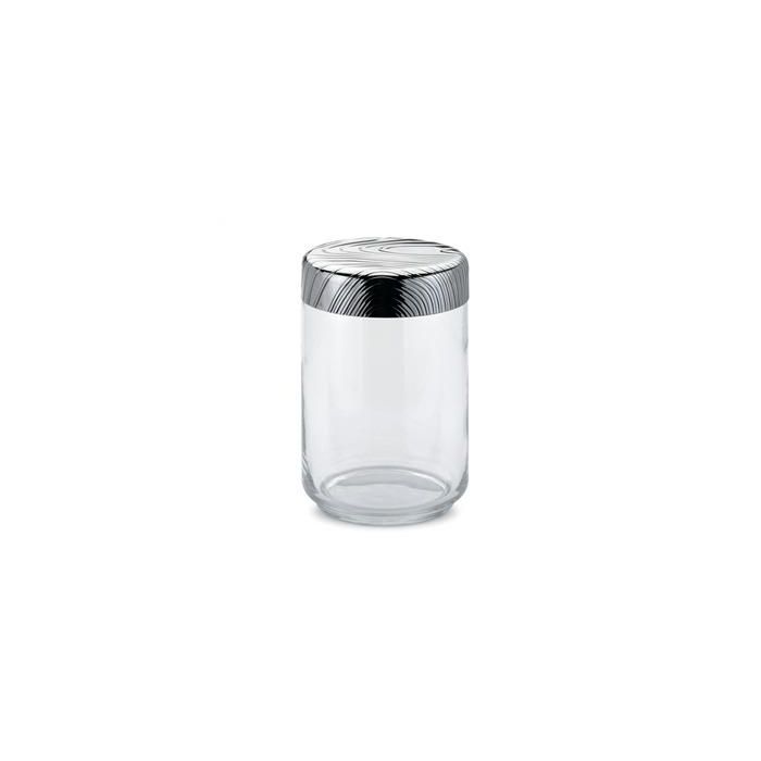 Alessi PU05/100 Bote Hermético de Acero y Vidrio 100cl - Diseño por Patricia Urquiola