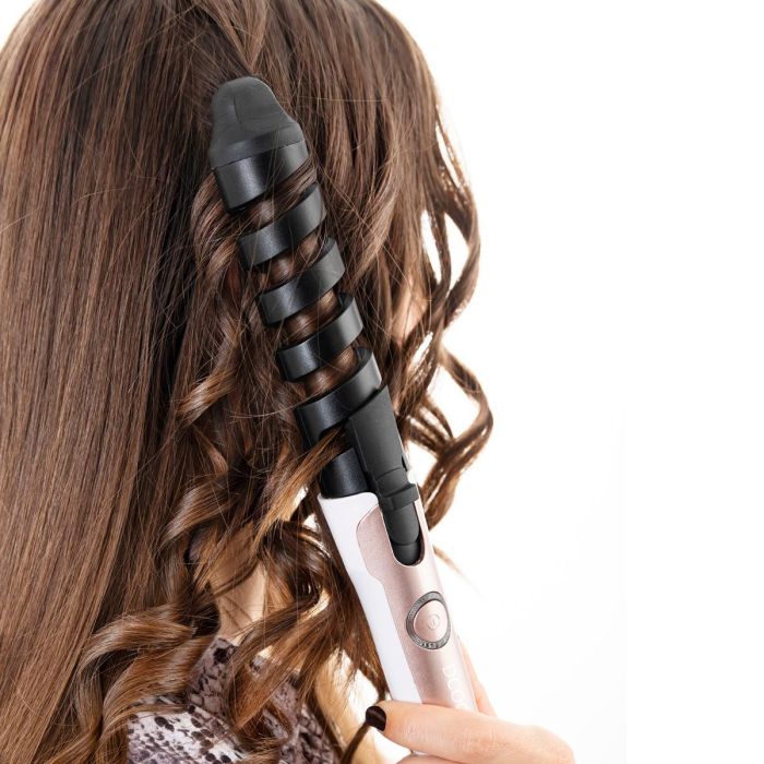 DCook Rizador de Pelo Gallery 25W, Tubo Cerámico para Ondas Perfectas, Cable Giratorio 360°, Piloto Luminoso, Blanco 35x4x4 cm 2 DCook Rizador de Pelo Gallery 25W, Tubo Cerámico para Ondas Perfectas, Cable Giratorio 360°, Piloto Luminoso, Blanco 35x4x4 cm 2
