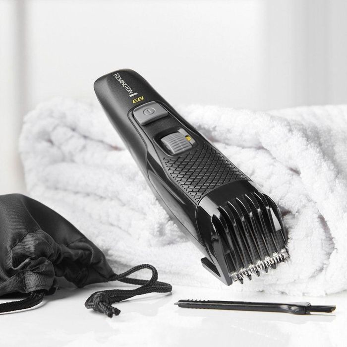 Remington MB3000 Máquina Cortapelos Profesional Barbero, Cuchillas Autoafilables, 17 Ajustes de Longitud (0.4-18mm), Uso Sin Cable, Neceser de Viaje