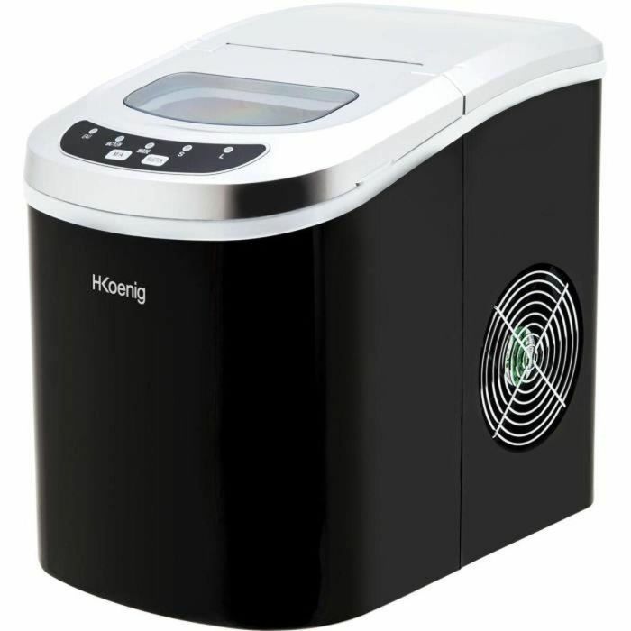 H.Koenig KB12 Máquina de Hielo Automática 12kg/día, Depósito 2.2L, Cubitos Rápidos 6-13min, 100W 1 H.Koenig KB12 Máquina de Hielo Automática 12kg/día, Depósito 2.2L, Cubitos Rápidos 6-13min, 100W 1