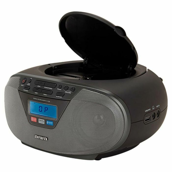 Reproductor CD/MP3 Aiwa BBTU-400BK Blanco Negro 2