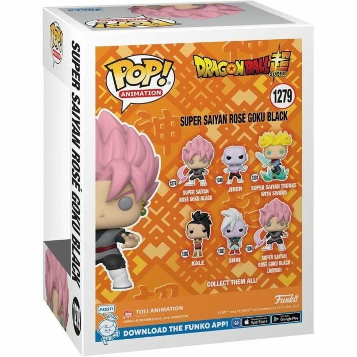FUNKO Figura POP Dragon Ball Super Super Saiyan Rose Goku Black Exclusiva Vinilo 9cm 14