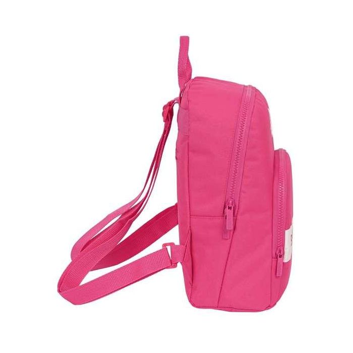 Benetton Mini Mochila Raspberry 25x30x13 Rosa Fucsia Poliéster 2