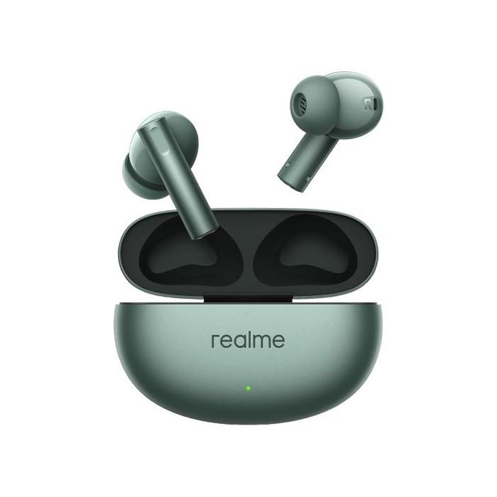 Realme Buds Air6 Forest Green - Auriculares Inalámbricos Bluetooth 5.3, Verde Bosque, 130070130619 Realme Buds Air6 Forest Green - Auriculares Inalámbricos Bluetooth 5.3, Verde Bosque, 130070130619
