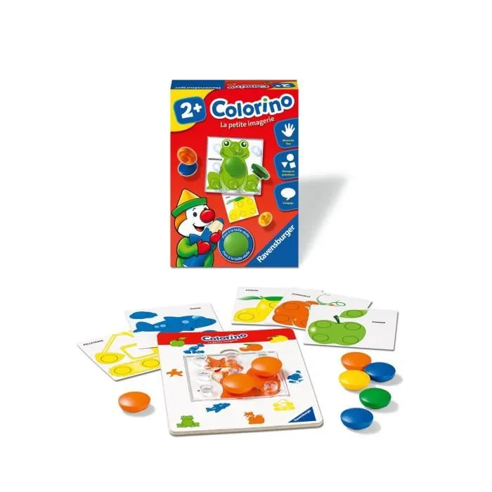 Ravensburger 207978 Colorino Juego Educativo para Niños con Peones de Colores para Aprender Colores, Palabras, Animales y Objetos 1 Ravensburger 207978 Colorino Juego Educativo para Niños con Peones de Colores para Aprender Colores, Palabras, Animales y Objetos 1