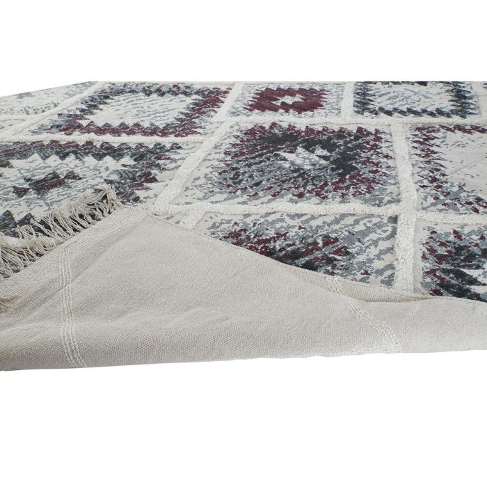 Alfombra Boho DKD Home Decor Blanco Rojo 290 x 1 x 200 cm 2