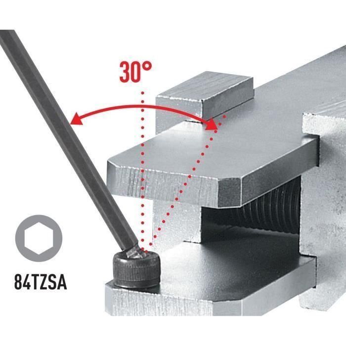 FACOM 84TZSA.PB - Juego de 6 Llaves en T con Asas - 6 Caras 3 FACOM 84TZSA.PB - Juego de 6 Llaves en T con Asas - 6 Caras 3