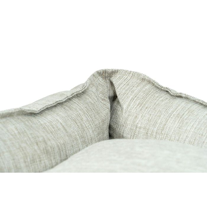 Gloria Cama para Perros Santillana Rectangular Beige 70x60 cm, Lino, Desenfundable, Relleno Silicona Reciclada, Muy Cómoda 2 Gloria Cama para Perros Santillana Rectangular Beige 70x60 cm, Lino, Desenfundable, Relleno Silicona Reciclada, Muy Cómoda 2