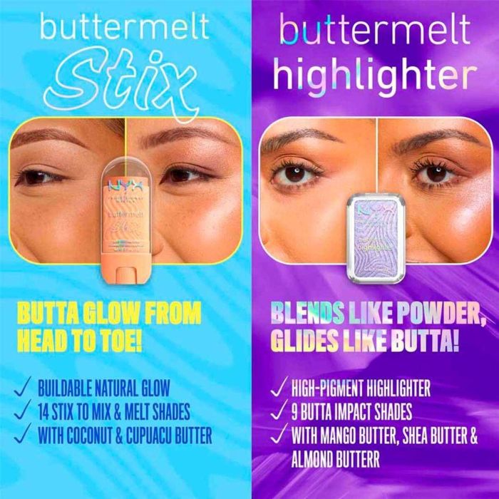 Set de Maquillaje NYX BUTTERMELT STIX Set de Maquillaje NYX BUTTERMELT STIX