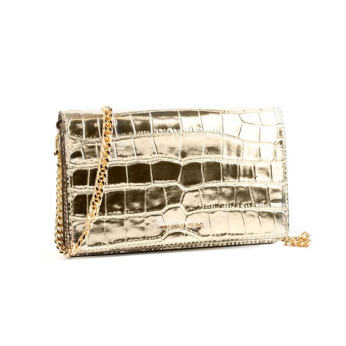 Bolso Bandolera Michael Kors 32F4GJ6C8K-PALE-GOLD Dorado 22 x 14 x 6 cm 0 Bolso Bandolera Michael Kors 32F4GJ6C8K-PALE-GOLD Dorado 22 x 14 x 6 cm 0