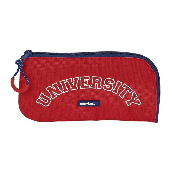 Estuche Escolar Safta University Rojo Azul marino (23 x 11 x 1 cm) 2 Estuche Escolar Safta University Rojo Azul marino (23 x 11 x 1 cm) 2