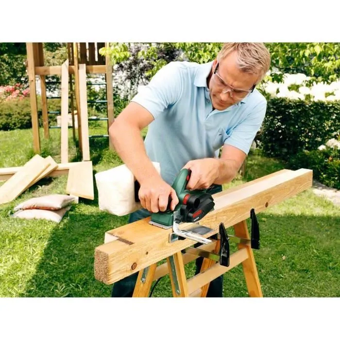 Bosch Cepillo Eléctrico PHO 3100, 750W, Diseño Compacto y Ligero para un Trabajo sin Fatiga, Alta Calidad de Superficie 2