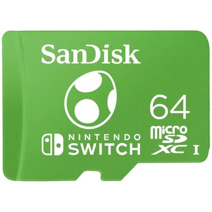 SanDisk Tarjeta de Memoria Micro SDXC 64 GB para Nintendo Switch 100MB/s Lectura 90MB/s Escritura UHS-I