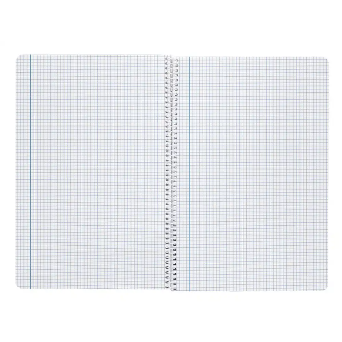 Liderpapel Smart Cuaderno espiral A4 tapa blanda 80 hojas 75gr cuadro 3 mm colores surtidos