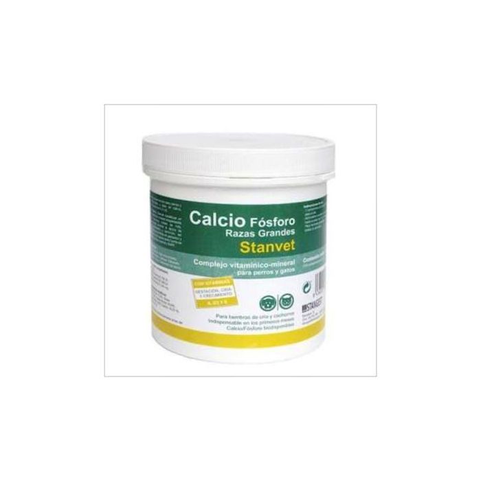 Stangest Calcio Fósforo para Razas Grandes con Vitaminas A, D y E - 120 Comprimidos