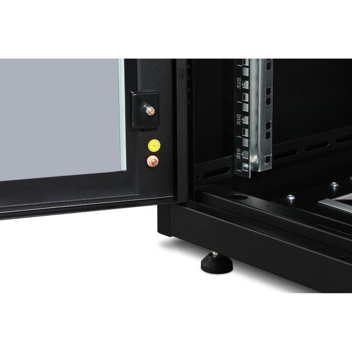 DIGITUS Netzwerkschrank Unique 26HE 1342x600x600mm schwarz (Speditionsversand) 7