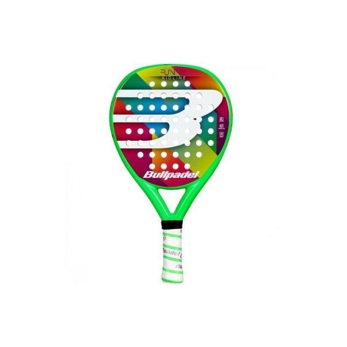 Pala de Pádel Bullpadel FunnyBoy/ Verde y Azul Pala de Pádel Bullpadel FunnyBoy/ Verde y Azul