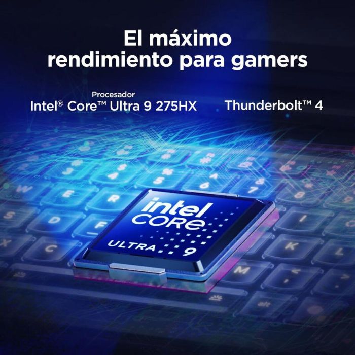 Laptop Lenovo 16" intel core ultra 9 275HX 2 TB SSD Qwerty Español 9