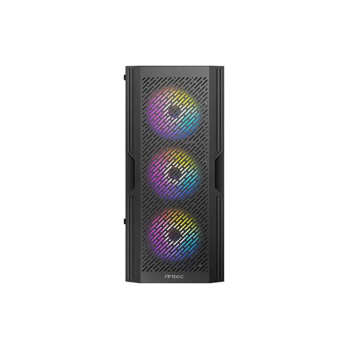 Antec AX20 Caja PC Midi Tower Negra con 3 Ventiladores Frontales de 120mm Preinstalados 3
