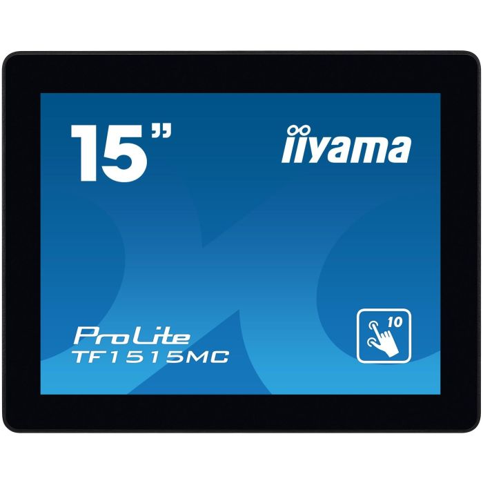 iiyama TF1515MC-B2 Monitor Táctil 15" (38,1 cm) Multi-touch 1024x768 Negro con Tecnología Capacitiva Proyectada y LED 12