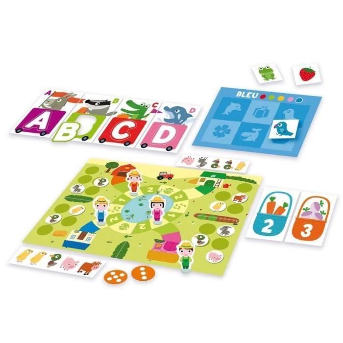 Nathan La Petite Ecole: Caja de Actividades Educativas My Large Small Section para niños +3 años con pizarra y juegos 1 Nathan La Petite Ecole: Caja de Actividades Educativas My Large Small Section para niños +3 años con pizarra y juegos 1