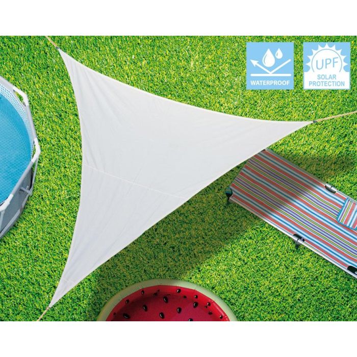 Toldo Triangular 5x5x5M Blanco 0 Toldo Triangular 5x5x5M Blanco 0