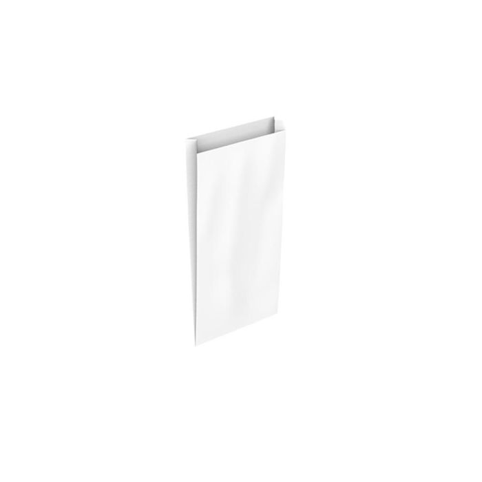 Sobre Papel Basika Celulosa Blanco Con Fuelle XXS 100x200x30 mm Paquete De 25 Unidades 1