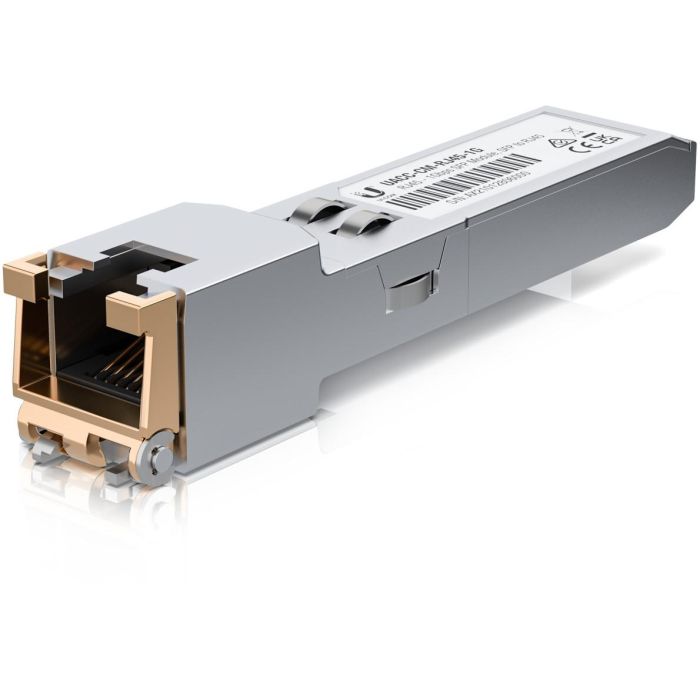 Ubiquiti UACC-CM-RJ45-1G - Módulo SFP+ a RJ45 1GbE para conexión de red