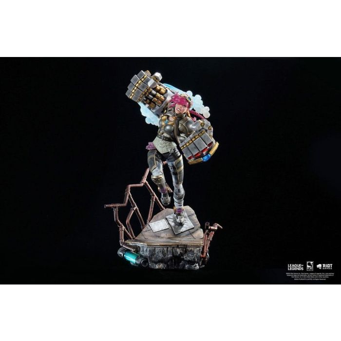 League Of Legends Estatua Vi 1/6 40cm Poliresina con Iluminación LED Edición Limitada 2500 Unidades Coleccionista
