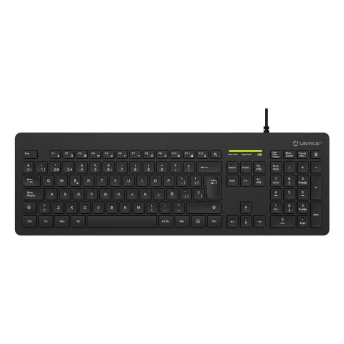 Unykach Teclado y Ratón MK211 Pro USB, 2400 DPI, Completo, Perfil Bajo, Español, Óptico 1 Unykach Teclado y Ratón MK211 Pro USB, 2400 DPI, Completo, Perfil Bajo, Español, Óptico 1